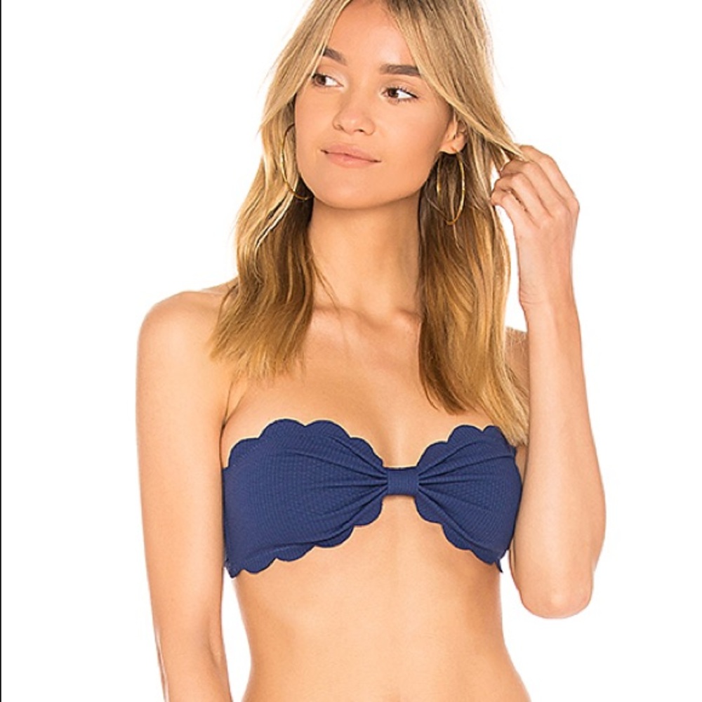 Brand new Marysia swim antibes top in Mirtillo